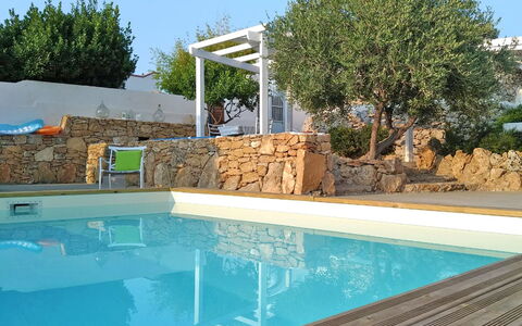 Villa Trullo - Torricella, Puglia: Water, Fabriek, Lucht, Eigendom, Zwembad, Azure, Boom, Schaduw, Buitenmeubels, Vrije Tijd