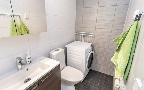 Lumpeenranta: Flooring, Loodgieterswerkinrichting, Verdieping, Wc Bril, Interieur Ontwerp, Toilet, Badkamerkast, Wastafel, Wasmachine, Badkamer