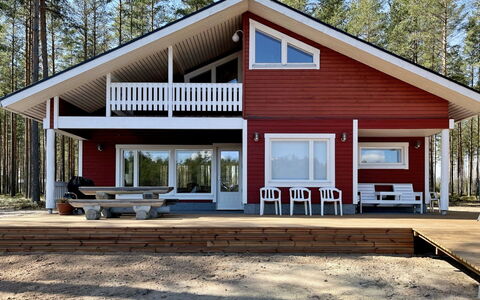 Lumpeenranta: Hout, Huis, Huis, Verblijf, Veranda, Schaduw, Siding, Blokhut
