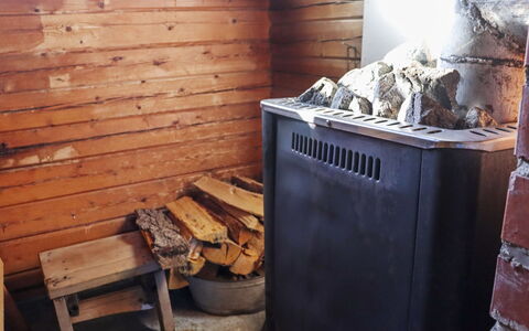 Laattajan Hirsipirtti: Hout, Beits, Hardwood, Vernis, Plank