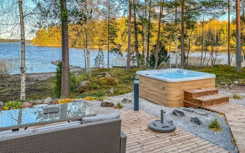 Villa Havet: Hout, Verblijf, Huis, Huis, Deur, Hardwood, Garden Gebouwen, Beits, Blokhut, Plank