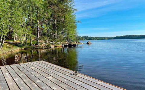 Villa Luoto: Water, Zwemwater, Hout, Natuurlijk Landschap, Bank, Waterweg, Dok, Meer, Waterloop, Boardwalk