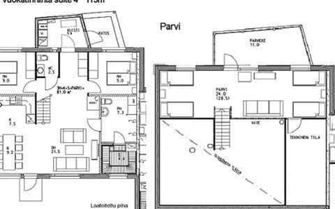 Vuokatinranta Suite 4 C: Meubilair, Interieur Ontwerp, Flooring, Verdieping, Tafel, Plafond, Keuken En Eettafel, Verlichting, Stoel, Huis