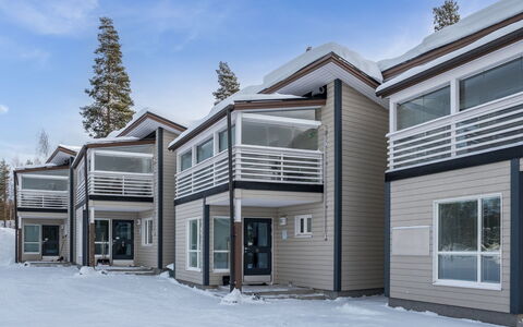 Vuokatinranta Suite 2 C: Huis, Winter, Freezing, Siding, Verblijf, Appartement, Sneeuw, Balkon