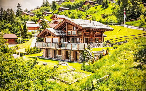 Chalet Gerritsen: Fabriek, Gebouw, Natuurlijk Landschap, Boom, Helling, Land Lot, Huis, Vegetation, Wolk, Biome