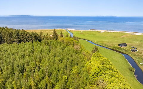 Ejnarine - 600M to the Fjord: Groen, Vogelperspectief, Grasland, Kust, Kust En Oceanic Landvormen, Luchtfotografie, Zee, Oceaan, Weide