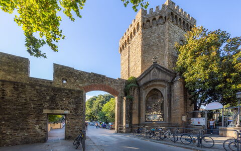 Cascine Apartment In Florence: Boom, Boog, Architectuur, Middeleeuwse Architectuur,  Passage\