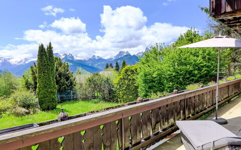 Chalet Rebhalde: Lucht, Wolk, Berg, Fabriek, Natuurlijk Landschap, Hek, Boom, Zwemwater, Hout, Vrije Tijd