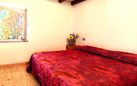 Baita a Pieve Tesino Mountain And Lake: Eigendom, Meubilair, Gebouw, Hout, Comfort, Bed Frame, Textiel, Interieur Ontwerp, Architectuur, Verdieping