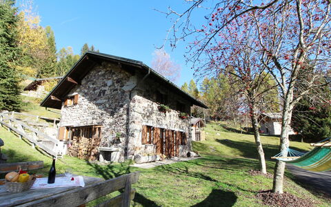 Baita a Pieve Tesino Mountain And Lake: Fabriek, Lucht, Gebouw, Groen, Boom, Natuurlijk Landschap, Gras, Land Lot, Huis, Verblijf