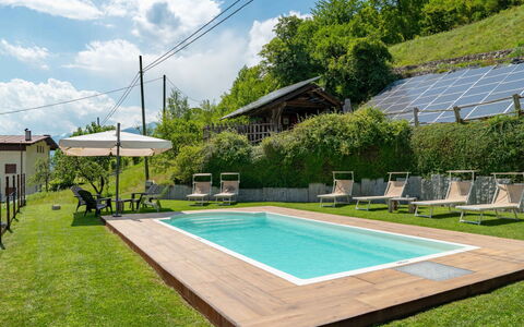 La Meridiana: Zwembad, Toevlucht, Buitenmeubels, Eco Hotel, Tuin, Schaduw, Vrije Tijd, Boerderij, Landscaping, Backyard