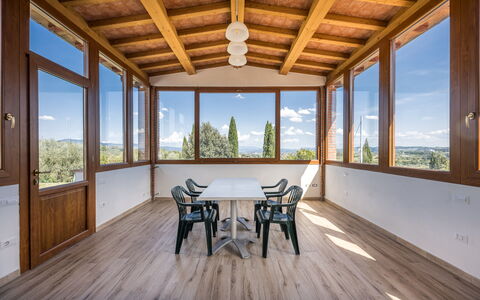Villacolle 1, Poggio a Caiano, Hot Tub, Wifi, Ac: Lucht, Eigendom, Meubilair, Gebouw, Venster, Tafel, Hout, Schaduw, Interieur Ontwerp, Architectuur