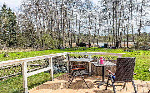 Am Pälitzsee: Hout, Meubilair, Tuin, Veranda, Hardwood, Dek, Buitenmeubels, Hek, Buitentafel, Beits