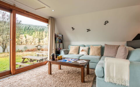 Lodge 6: Meubilair, Interieur Ontwerp, Bankstel, Flooring, Hout, Kamer, Woonkamer, Plafond, Verdieping, Verlichting