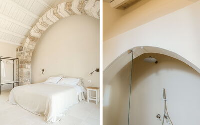 Masseria Vaccaro Boutique Hotel - By Raro Villas: Gebouw, Eigendom, Meubilair, Comfort, Hout, Huis, Interieur Ontwerp, Bed Frame, Muur