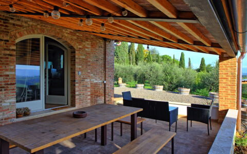 Casa Andrea: Eigendom, Fabriek, Tafel, Hout, Gebouw, Schaduw, Interieur Ontwerp, Verlichting, Verblijf, Beits