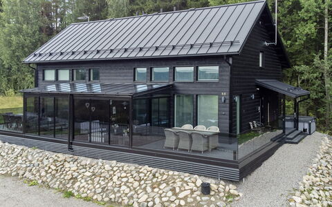 Himos Alppinotko 6 B: Dak, Verblijf, Siding, Veranda, Dek, Garden Gebouwen, Boerderij, Blokhut