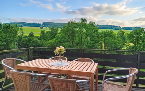 Green Valley Park Stárkov 5: Meubilair, Buitenmeubels, Stoel, Tafel, Buitentafel, Keuken En Eettafel, Hardwood, Tuin, Schaduw, Beits