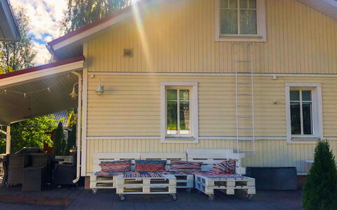 Tyttelsson: Hout, Verblijf, Huis, Blokhut, Timmerhout, Siding, Hardwood, Natuurlijk Materiaal, Garden Gebouwen, Hut