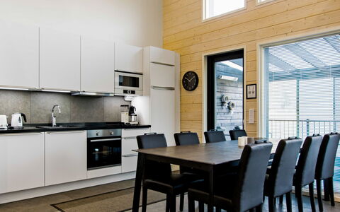 Himos Alppinotko 6 a: Meubilair, Interieur Ontwerp, Flooring, Hout, Plafond, Keuken, Verdieping, Houten Vloer, Keuken En Eettafel, Countertop
