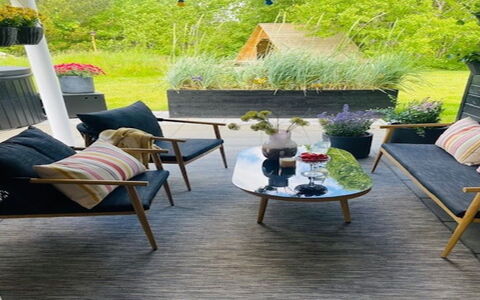 Frederikka - 1.9Km from the Sea: Meubilair, Buitenmeubels, Tuin, Stoel, Bloempot, Kamerplant, Werf, Backyard, Landscaping, Hardwood