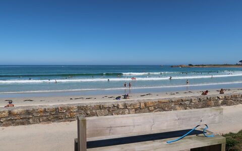 Ty Poulpry: Strand, Zwemwater, Water, Kust, Kust En Oceanic Landvormen, Kust, Zee, Zomer, Vakantie