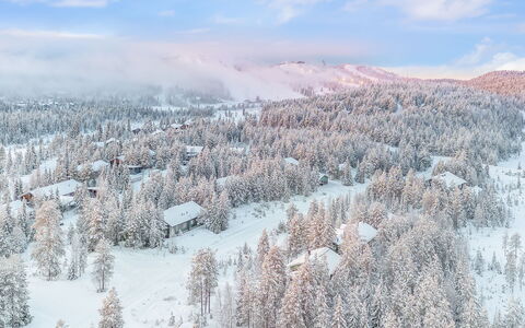 Rukan Tunturituuli: Winter, Sneeuw, Berg, Terrein, Landschap, Freezing, Woud, Heuvel Station, Bergketen