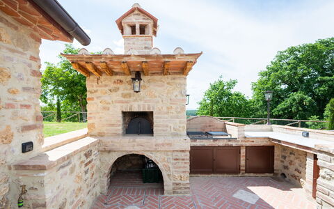 La Capanna, Borgo Campassini, Monteriggioni: Steen, Metselwerk, Tuin, Landscaping, Outdoor Structuur, Steenoven