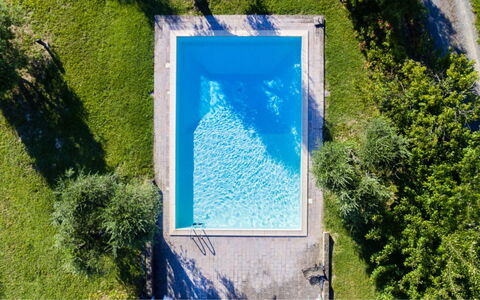 Podere Torre: Blauw, Zwembad, Samengesteld Materiaal, Vrije Tijd, Toevlucht, Backyard, Thermae, Eco Hotel, Waterpartij