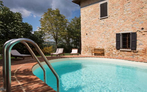 Cascina Arcangelo: Architectuur, Samengesteld Materiaal, Zwembad, Landgoed, Boerderij, Buitenmeubels, Villa, Backyard
