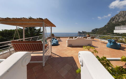 Villa Nerano: Appartement, Balkon, Stoel, Toevlucht, Eco Hotel, Hotel, Buitenmeubels, Kamerplant, Baai