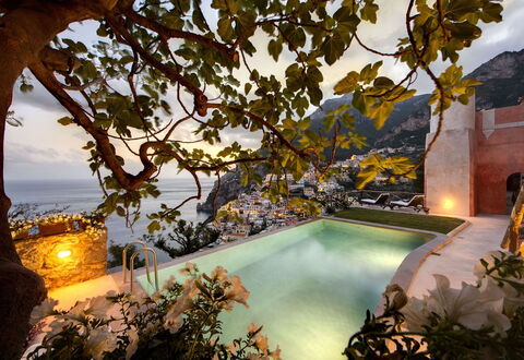 Villa Positano: Waterpartij, Eco Hotel, Toevlucht, Villa, Zwembad, Hacienda, Bergdorp, Badplaats, Dagzomende