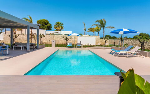 Villa Marzamemi: Blauw, Zwembad, Toevlucht, Eco Hotel, Vrije Tijd, Villa, Landgoed, Buitenmeubels, Hotel