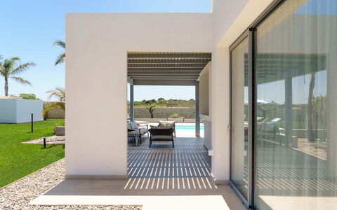Villa Marzamemi: Verdieping, Samengesteld Materiaal, Schaduw, Zwembad, Eco Hotel, Daylighting, Ontwerp, Toevlucht, Landscaping, Outdoor Structuur