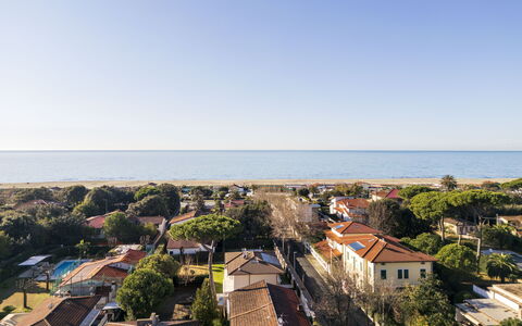 Casa Liliana Ac, Wifi, Forte Dei Marmi: Woongebied, Horizon, Kust, Zee, Kust En Oceanic Landvormen, Oceaan, Voorstad, Kust, Strand, Baai