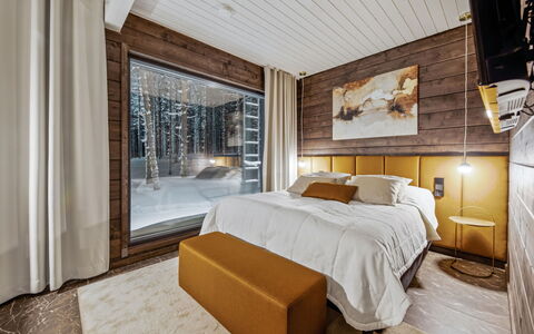 Levi Star West a: Hout, Interieur Ontwerp, Plafond, Flooring, Huis, Verdieping, Slaapkamer, Kamer, Bed, Hardwood