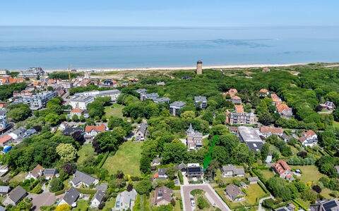 Residence Domburgse Duinen: Landschap, Woongebied, Vogelperspectief, Voorstad, Kust, Luchtfotografie, Baai, Stock Fotografie
