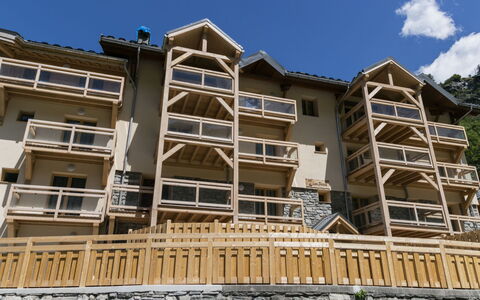 Peisey-Nancroix 101: Appartement, Balkon