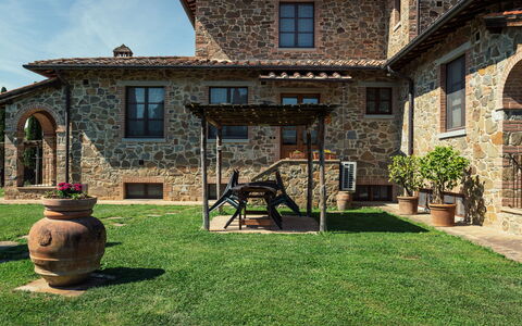 Il Roseto: Huis, Landgoed, Verblijf, Boerderij, Tuin, Werf, Villa, Hacienda, Gazon, Backyard