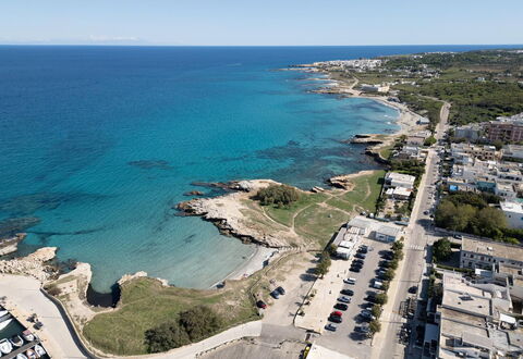 Villetta The Panoramic Rooftop, Wi-fi, San Foca: Lucht, Blauw, Water, Watervoorraden, Zwemwater, Kust, Kust En Oceanic Landvormen, Strand, Horizon, Zee