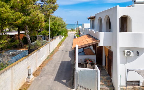 La Vista Mare Da Viola: Schaduw, Balkon, Trap