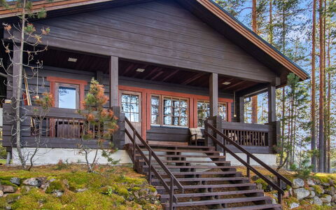 Pirkonlahti: Hout, Hardwood, Verblijf, Huis, Plank, Veranda, Siding, Beits, Blokhut, Timmerhout