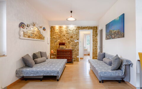 Casa Colleoro: Meubilair, Interieur Ontwerp, Muur, Flooring, Bankstel, Verdieping, Hout, Kamer, Textiel, Woonkamer