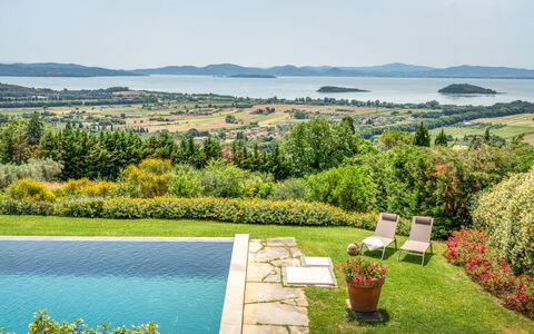 Villa Domus Papi: Zwembad, Landgoed, Toevlucht, Tuin, Landscaping, Boerderij, Verblijf, Eco Hotel, Villa, Backyard