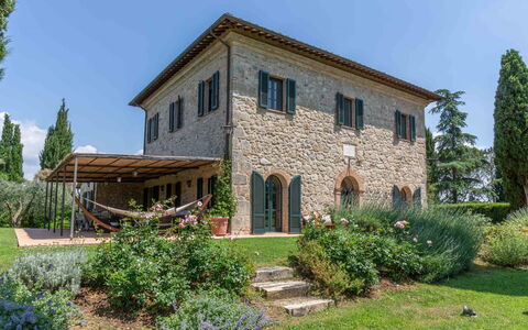 Podere i Poggi: Struik, Huis, Huis, Tuin, Dak, Landgoed, Boerderij, Deur, Verblijf
