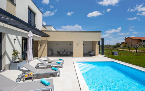 Stella: Huis, Verblijf, Landgoed, Schaduw, Tuin, Backyard, Werf, Hacienda, Landscaping, Garden Gebouwen