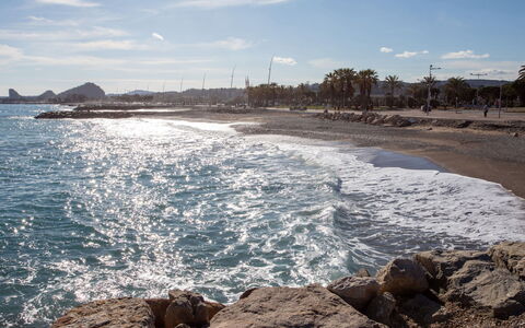 Cagnes Provencal: Zwemwater, Kust, Kust En Oceanic Landvormen, Kust, Strand, Zee,  Felsen\, Horizon, Wind Wave, Oceaan