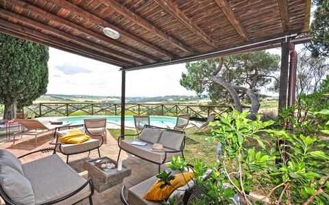 Capanna Al Lago: Meubilair, Buitenmeubels, Stoel, Schaduw, Toevlucht, Tuin, Backyard, Eco Hotel, Patio, Outdoor Structuur
