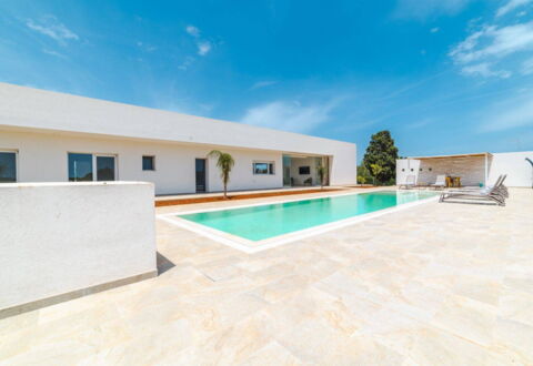 Villa Donnosanto a 5 Minuti Da Spiaggia. Ostuni 10: Beton, Ontwerp, Zwembad, Tegel