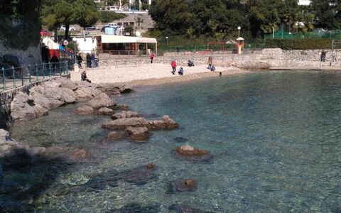 Appartamento Central Sea View Opatija: Zwemwater, Kust, Kust En Oceanic Landvormen, Zomer, Zee, Strand, Landschap, Kust, Bank, Oceaan